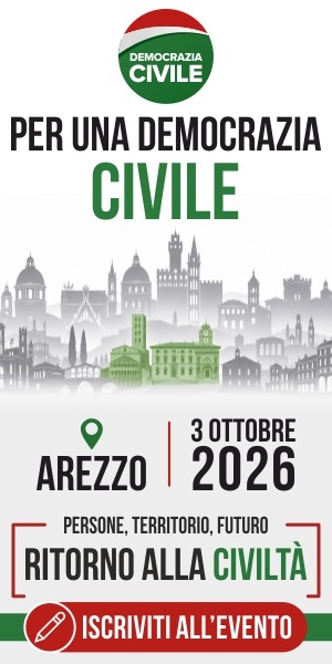 Banner per iscriversi all'evento del 3 Ottobre ad Arezzo
